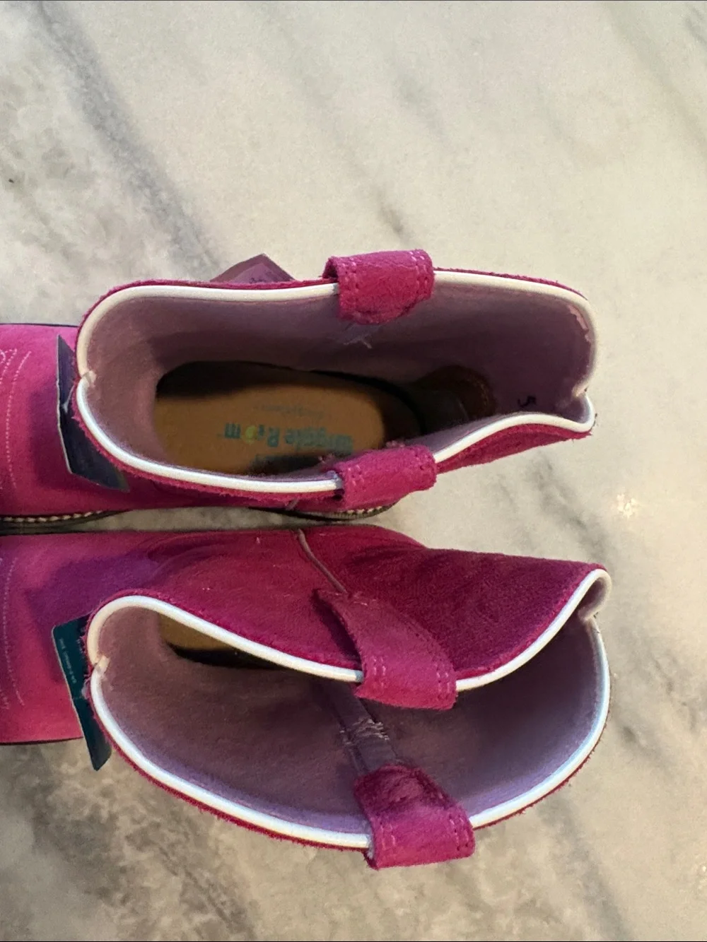 Ariat Kid's Pink fat baby hottest pink Boots